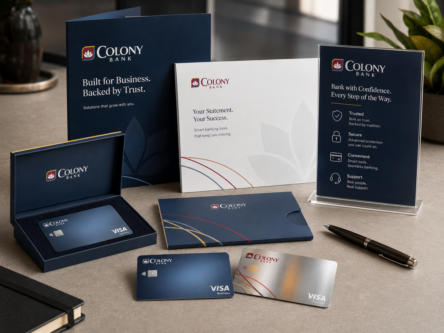 Colony Bank card collateral and customer communications
