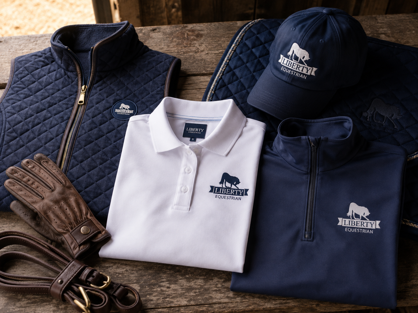 Liberty Equestrian equine lifestyle moodboard